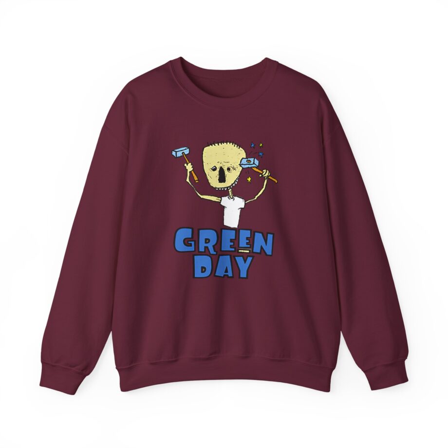 Green Day Nimrod Vintage Hammer Unisex Heavy Blend™ Crewneck Sweatshirt