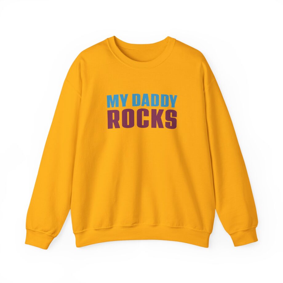JLS My Daddy Rocks Unisex Heavy Blend™ Crewneck Sweatshirt