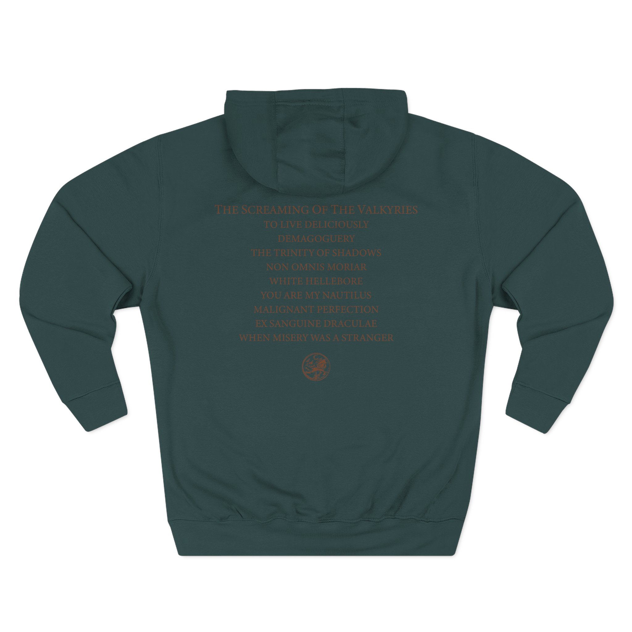 Cradle of Filth Valkyrie Sigil Three-Panel Fleece Hoodie
