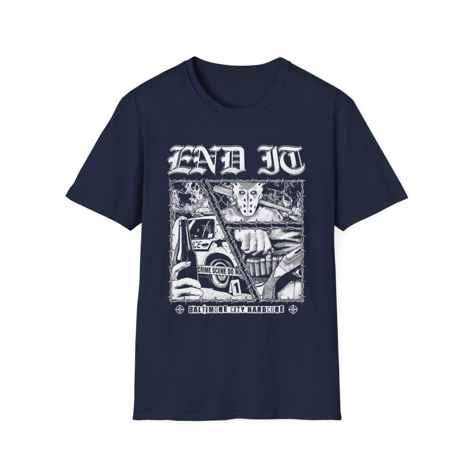 End It Crime Scene Unisex Softstyle T-Shirt
