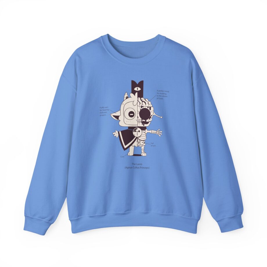 Cult of the Lamb Anatomy of the Lamb Unisex Heavy Blend™ Crewneck Sweatshirt