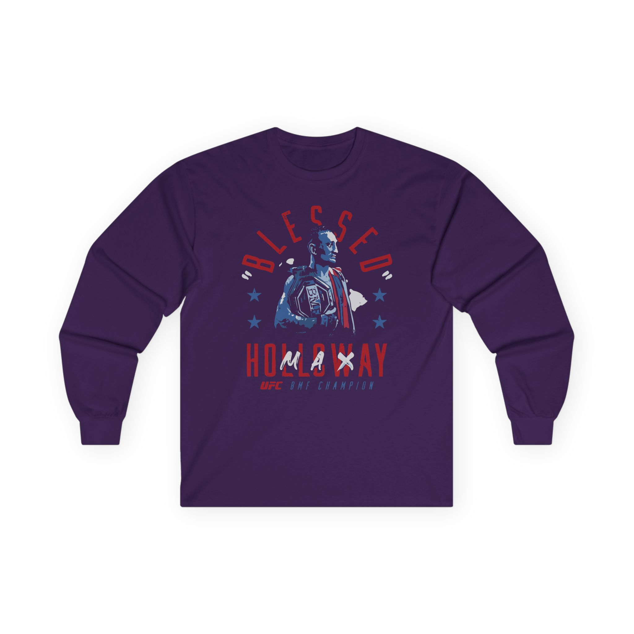 Max Holloway Blessed Bmf Champion Unisex Ultra Cotton Long Sleeve Tee