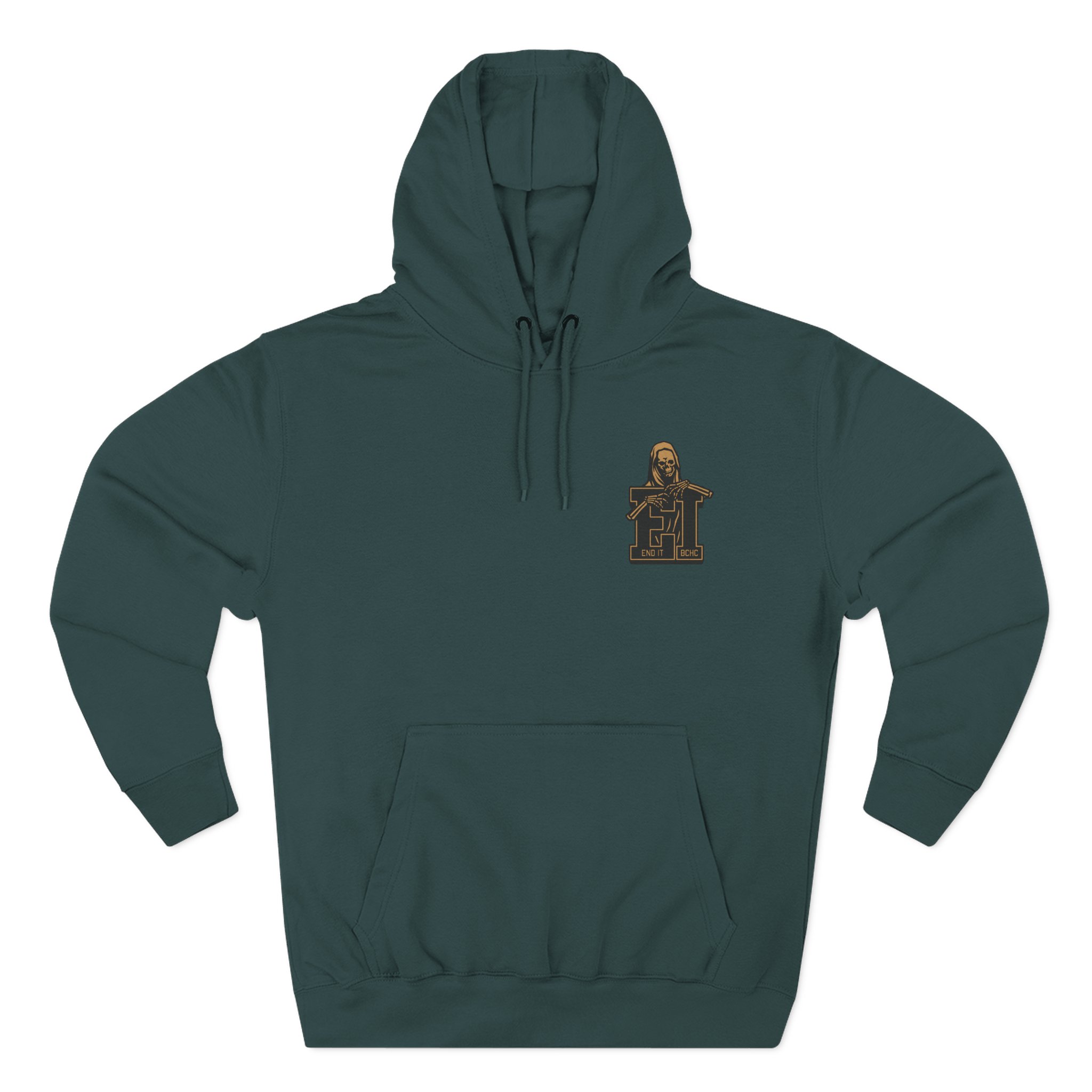 End It Bchc Reaper Emblem Three-Panel Fleece Hoodie