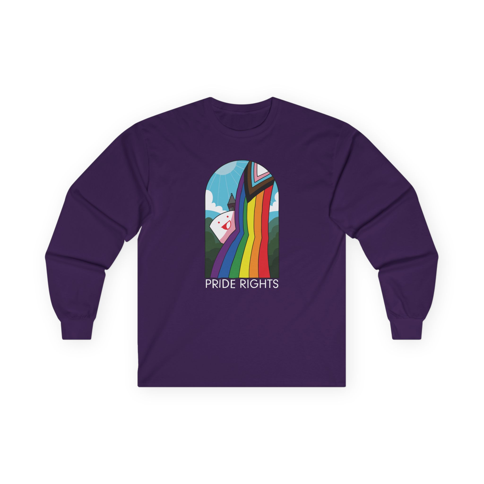 Drawfee Pride Rights Unisex Ultra Cotton Long Sleeve Tee