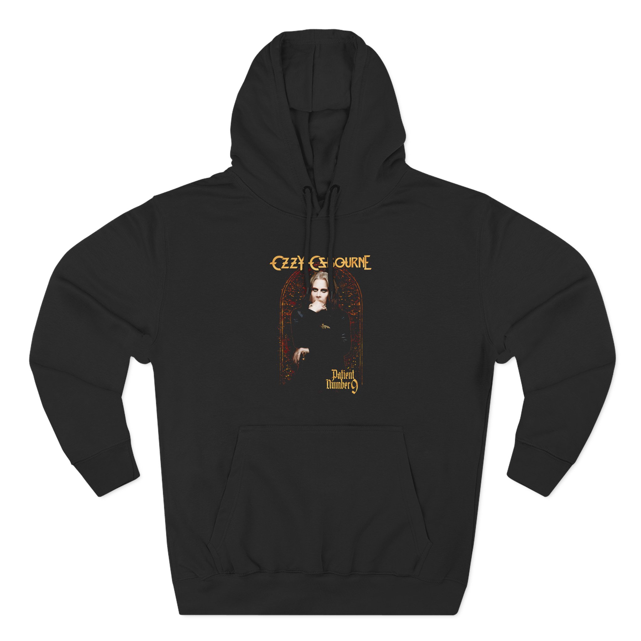 Ozzy Osbourne Patient No. 9 Rock & Roll Hall of Fame Three-Panel Fleece Hoodie