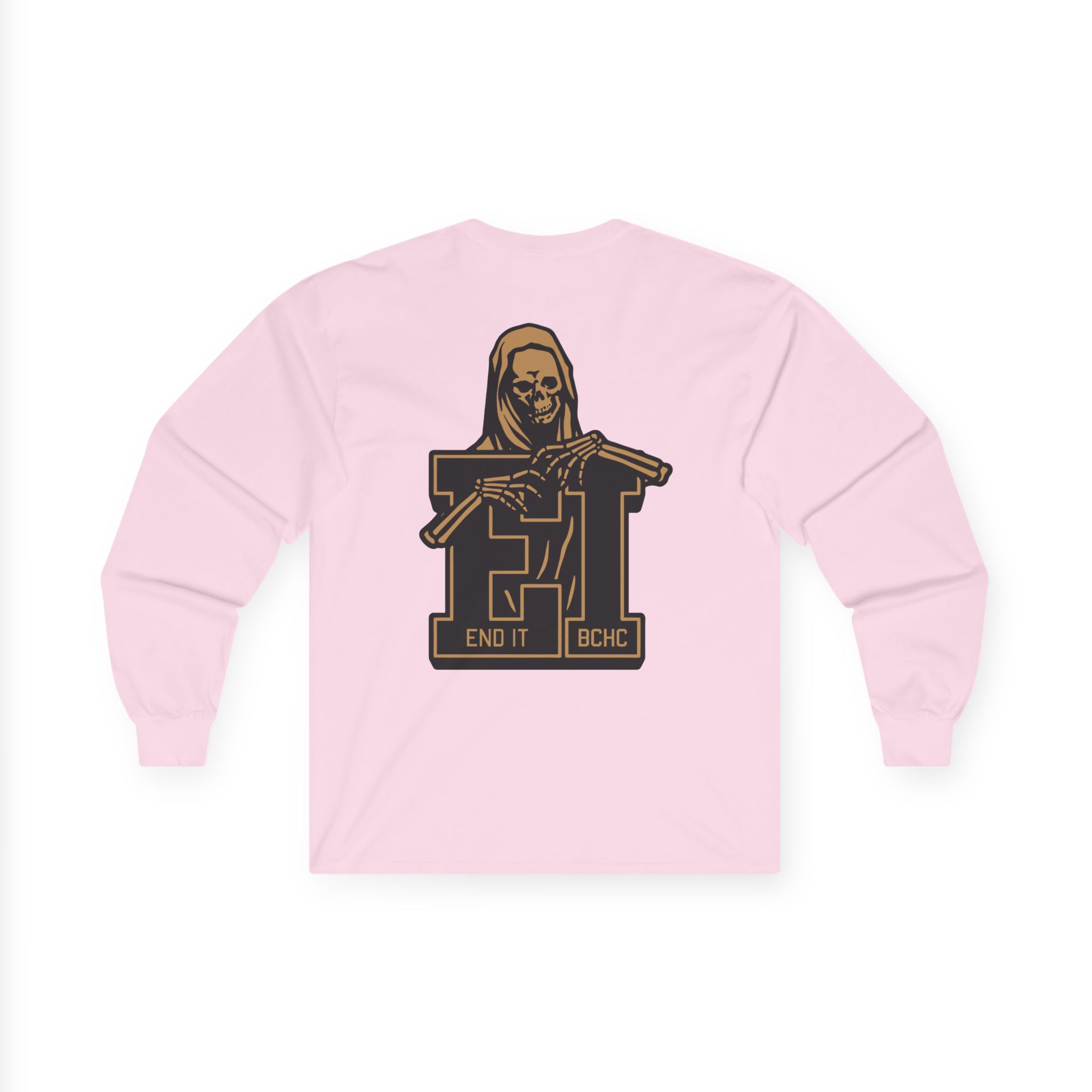 End It Bchc Reaper Emblem Unisex Ultra Cotton Long Sleeve Tee