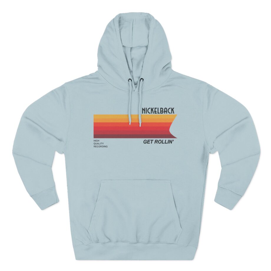 Nickelback Vhs Vintage Three-Panel Fleece Hoodie
