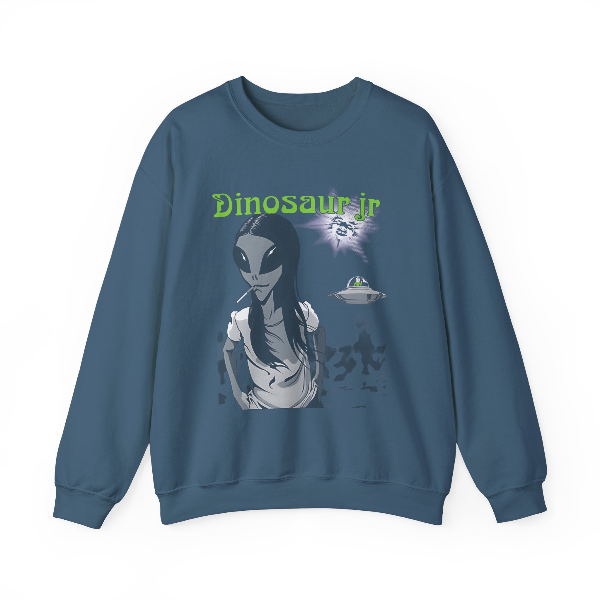 Dinosaur Jr Alien Unisex Heavy Blendâ„¢ Crewneck Sweatshirt