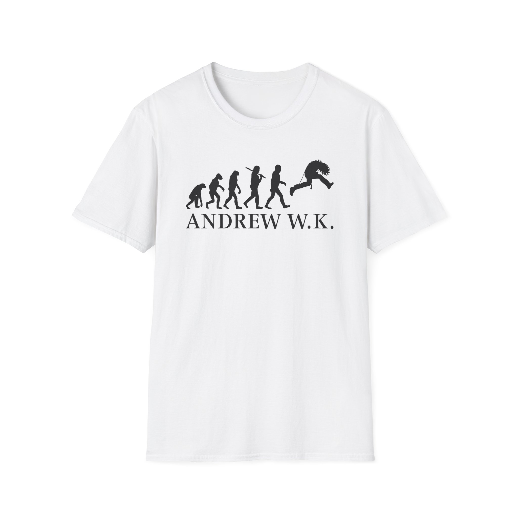 Andrew Wk Evolution of Partying Unisex Softstyle T-Shirt