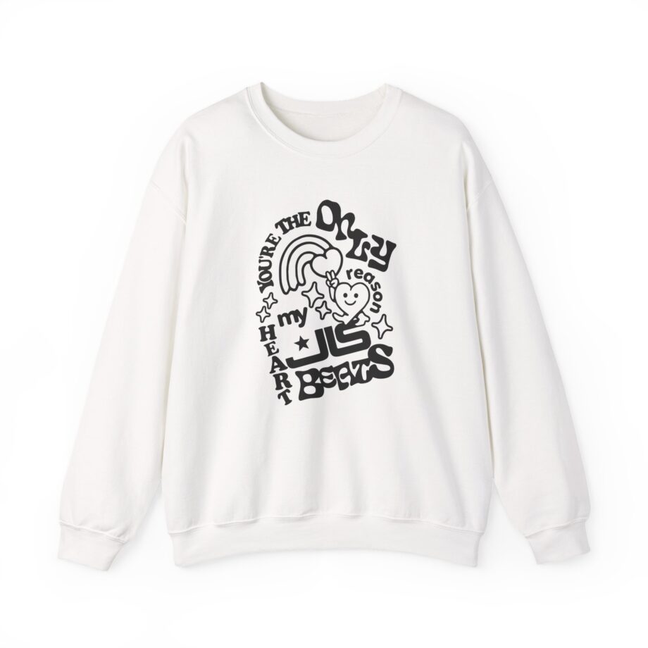 JLS Heart Beats Unisex Heavy Blend™ Crewneck Sweatshirt