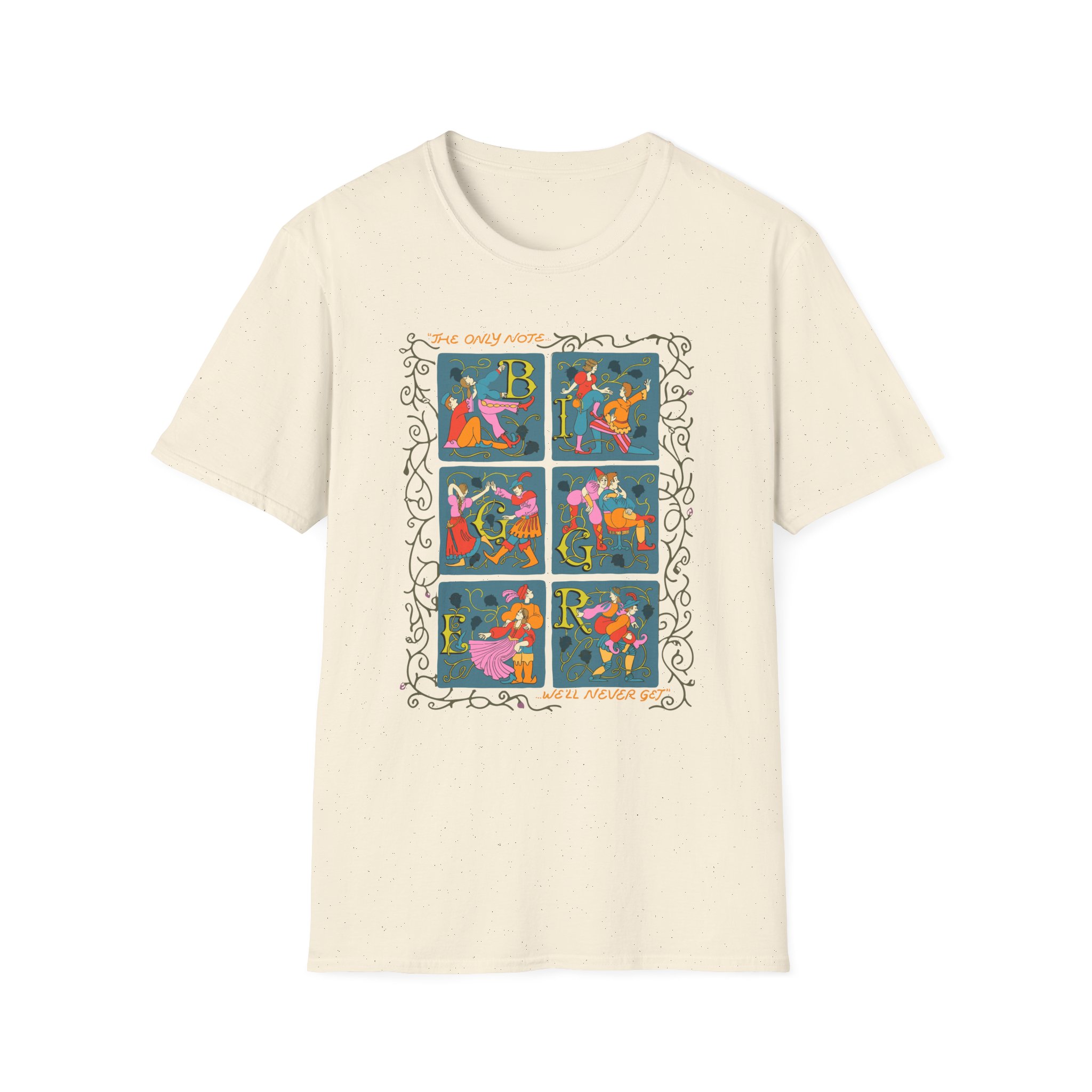 Drawfee Medieval Improvisation Unisex Softstyle T-Shirt