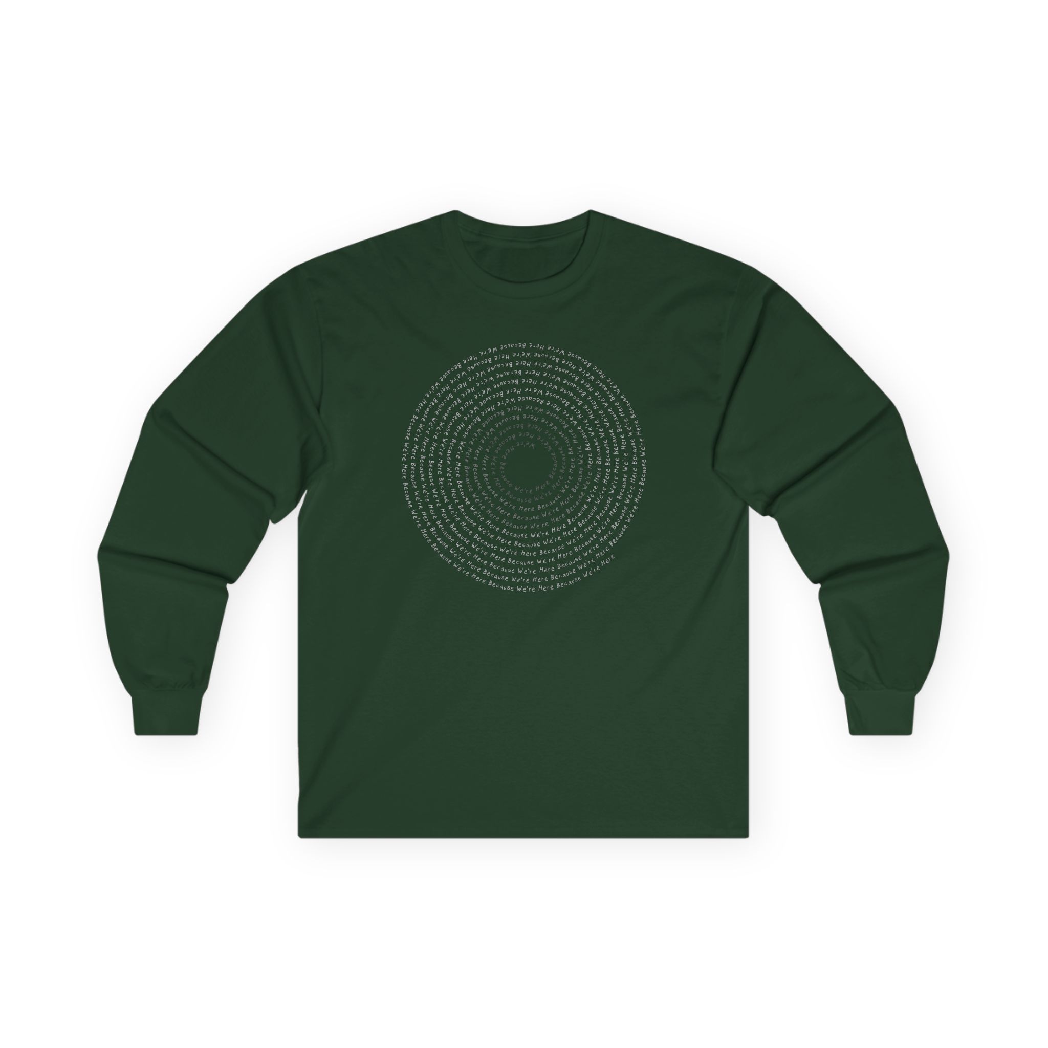 Drawfee We're Here Spiral Unisex Ultra Cotton Long Sleeve Tee