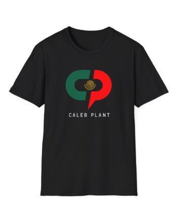 Caleb Plant Green White and Red Unisex Softstyle T-Shirt