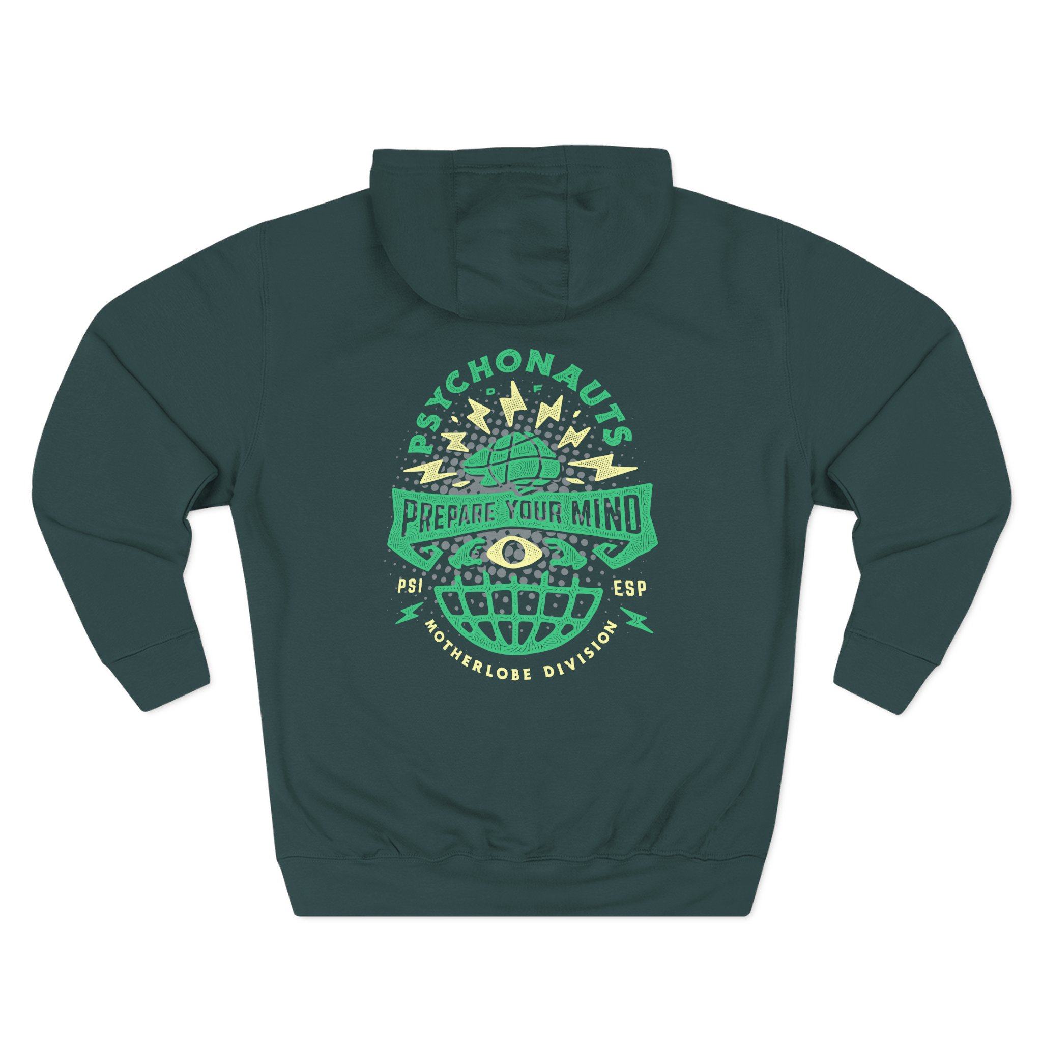 Double Fine Psychic Agency Three-Panel Fleece Hoodie