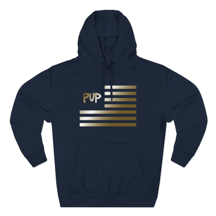 Pup Gold Foil Three-Panel Fleece Hoodie