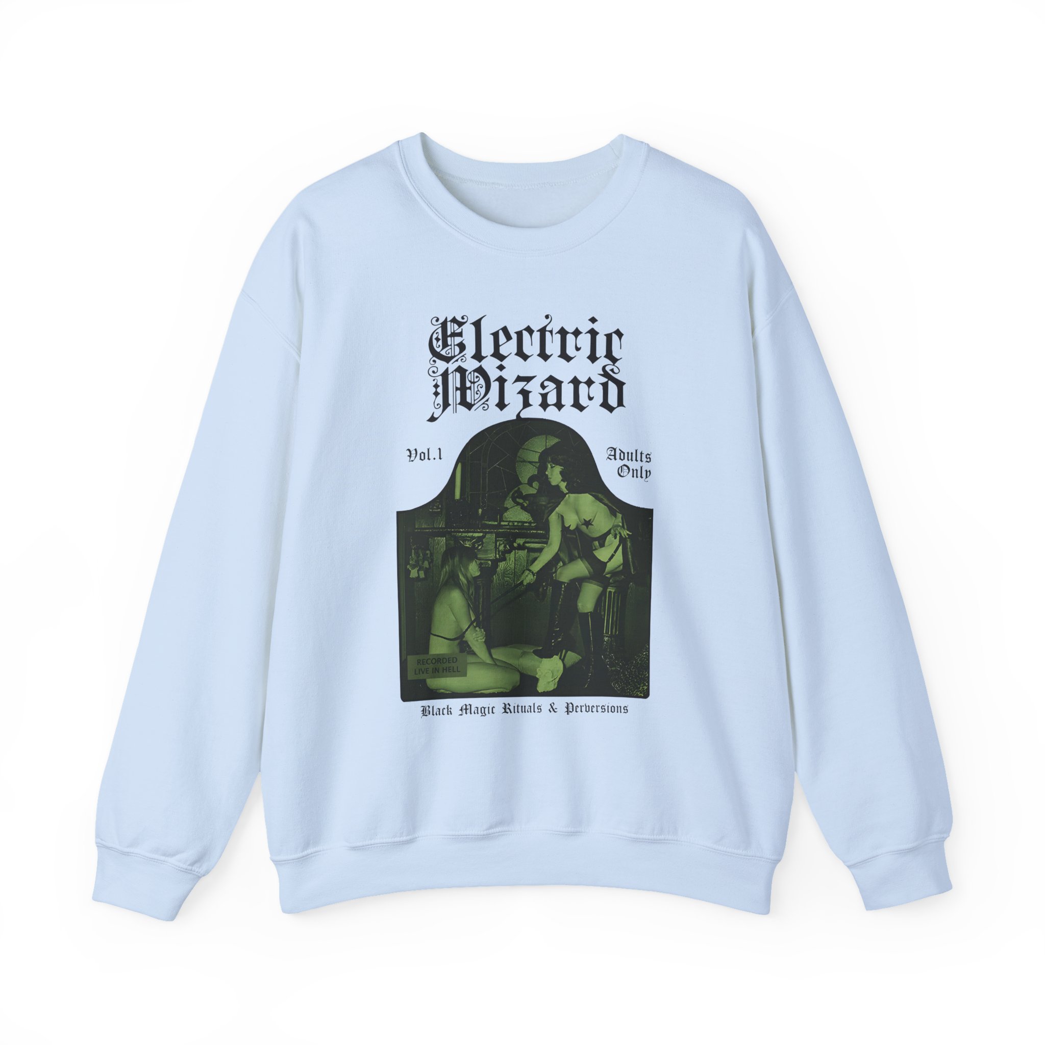Electric Wizard Black Magic Rituals & Perversions Unisex Heavy Blendâ„¢ Crewneck Sweatshirt