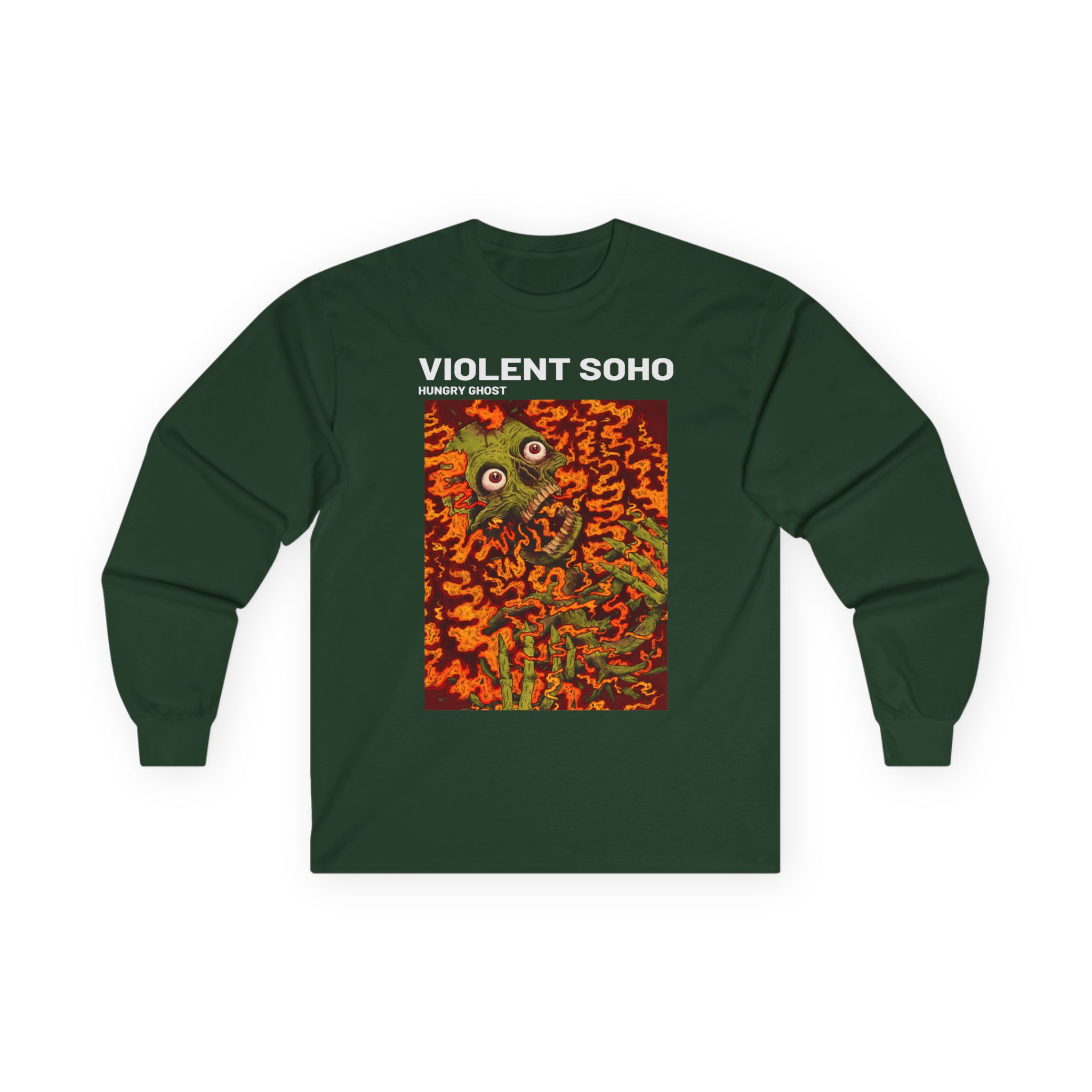Unisex Ultra Cotton Violent Soho Hungry Ghost Long Sleeve Tee