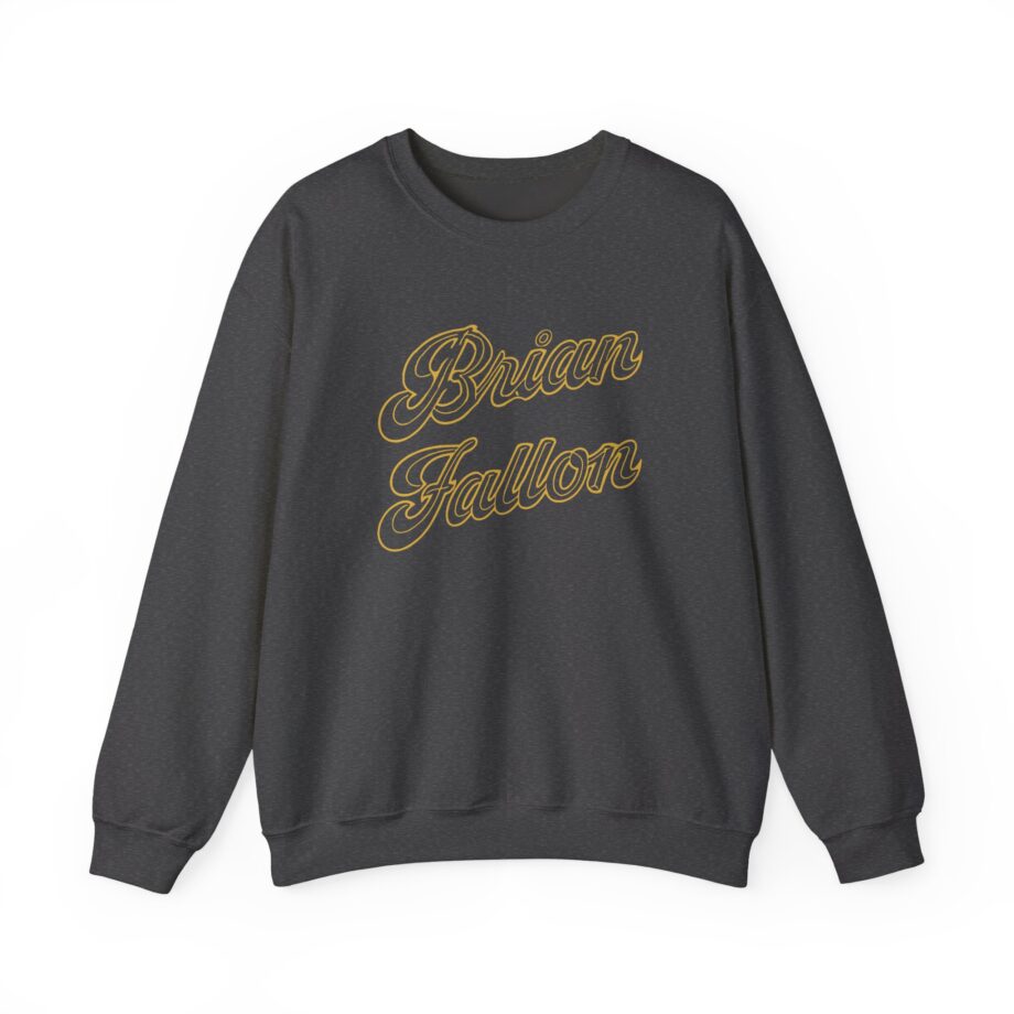 Brian Fallon Gold Text Unisex Heavy Blend™ Crewneck Sweatshirt