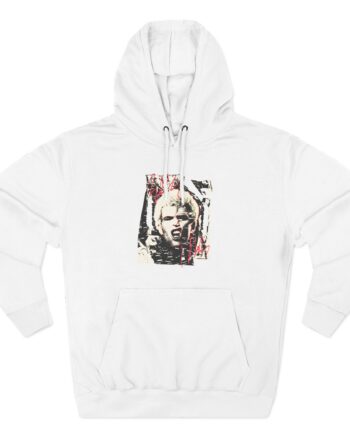Billy Idol Shattered Photo Three-Panel Fleece Hoodie