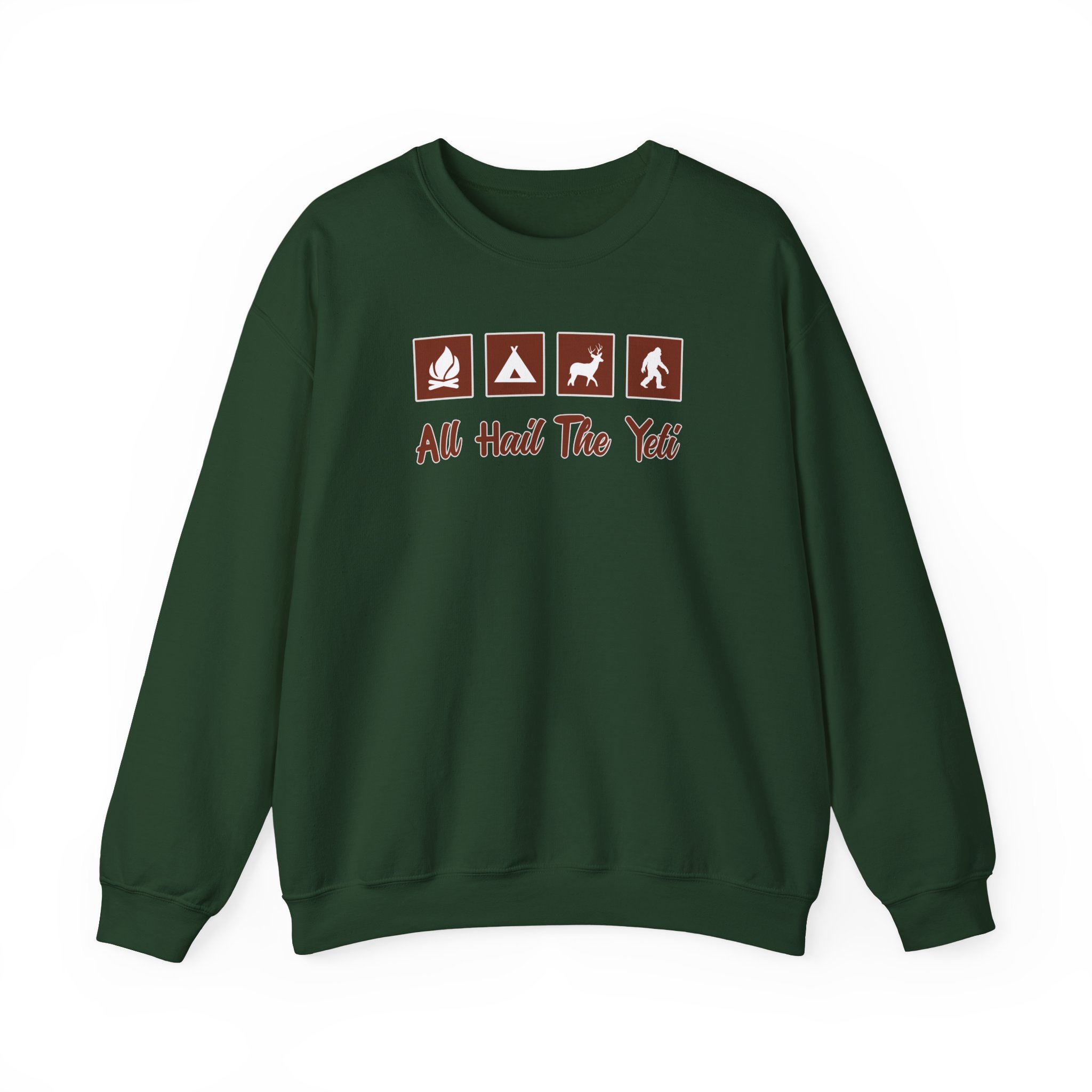 All Hail the Yeti Unisex Heavy Blendâ„¢ Crewneck Sweatshirt