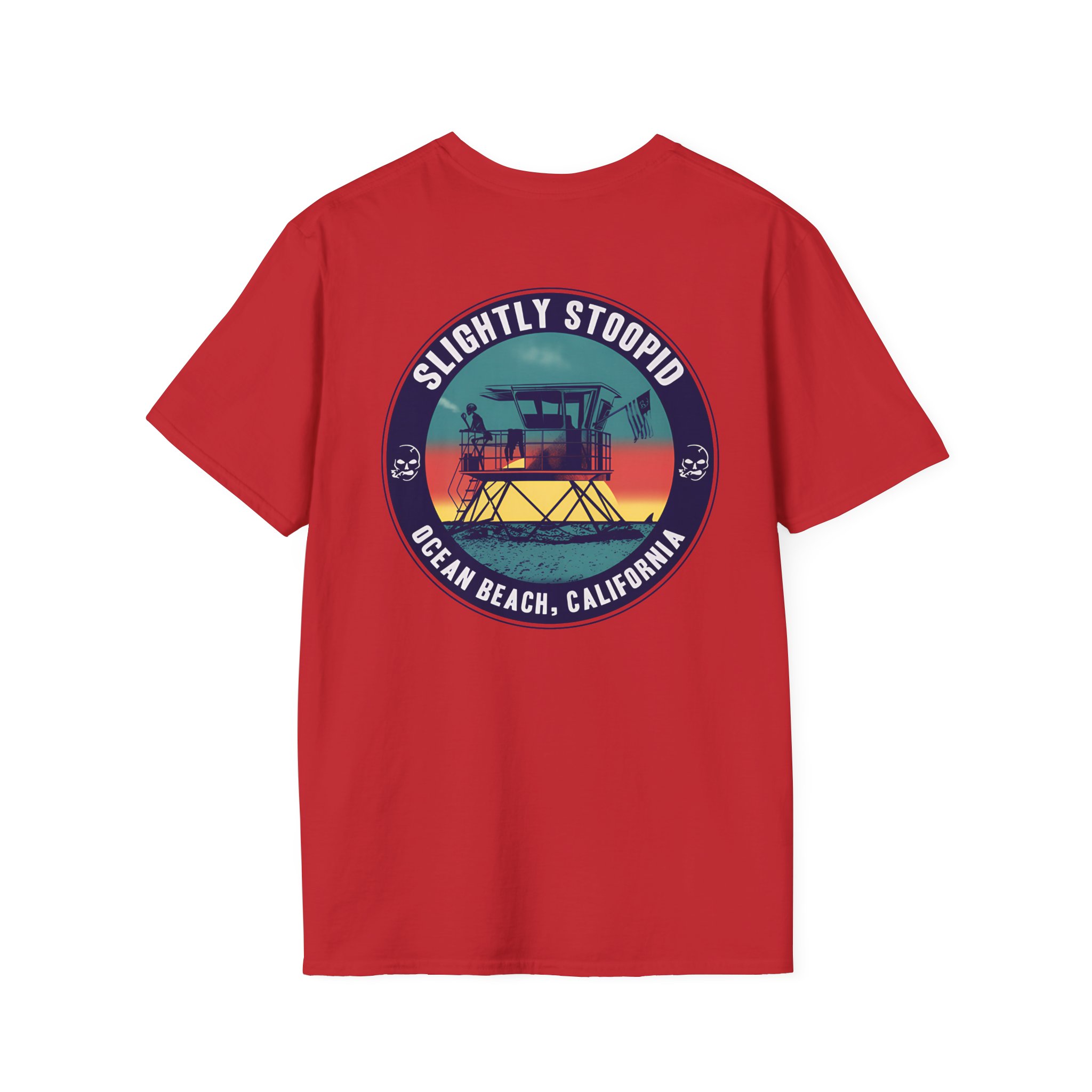 Slightly Stoopid Lifeguard Raglan Unisex Softstyle T-Shirt