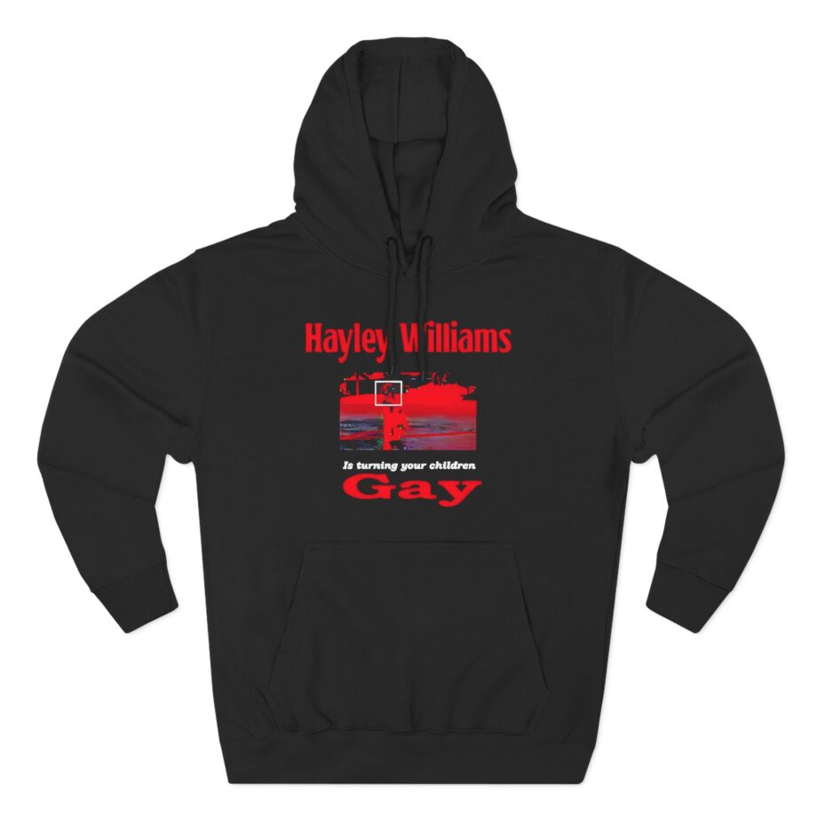 Hayley Williams Turning Your Children Gay Three-Panel Fleece Hoodie