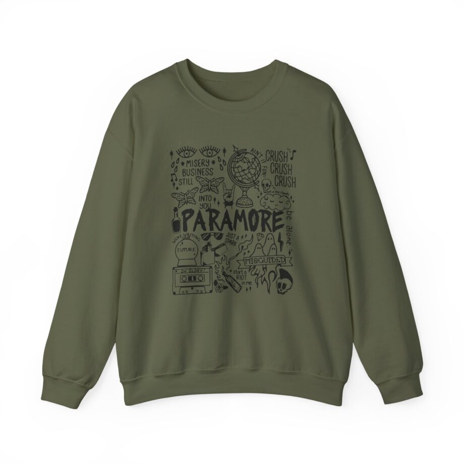 Hayley Willians Camiseta Paramore Emo Rock Unisex Heavy Blend™ Crewneck Sweatshirt