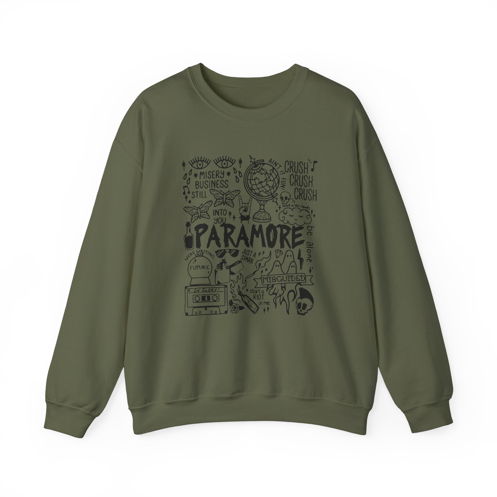 Hayley Willians Camiseta Paramore Emo Rock Unisex Heavy Blendâ„¢ Crewneck Sweatshirt