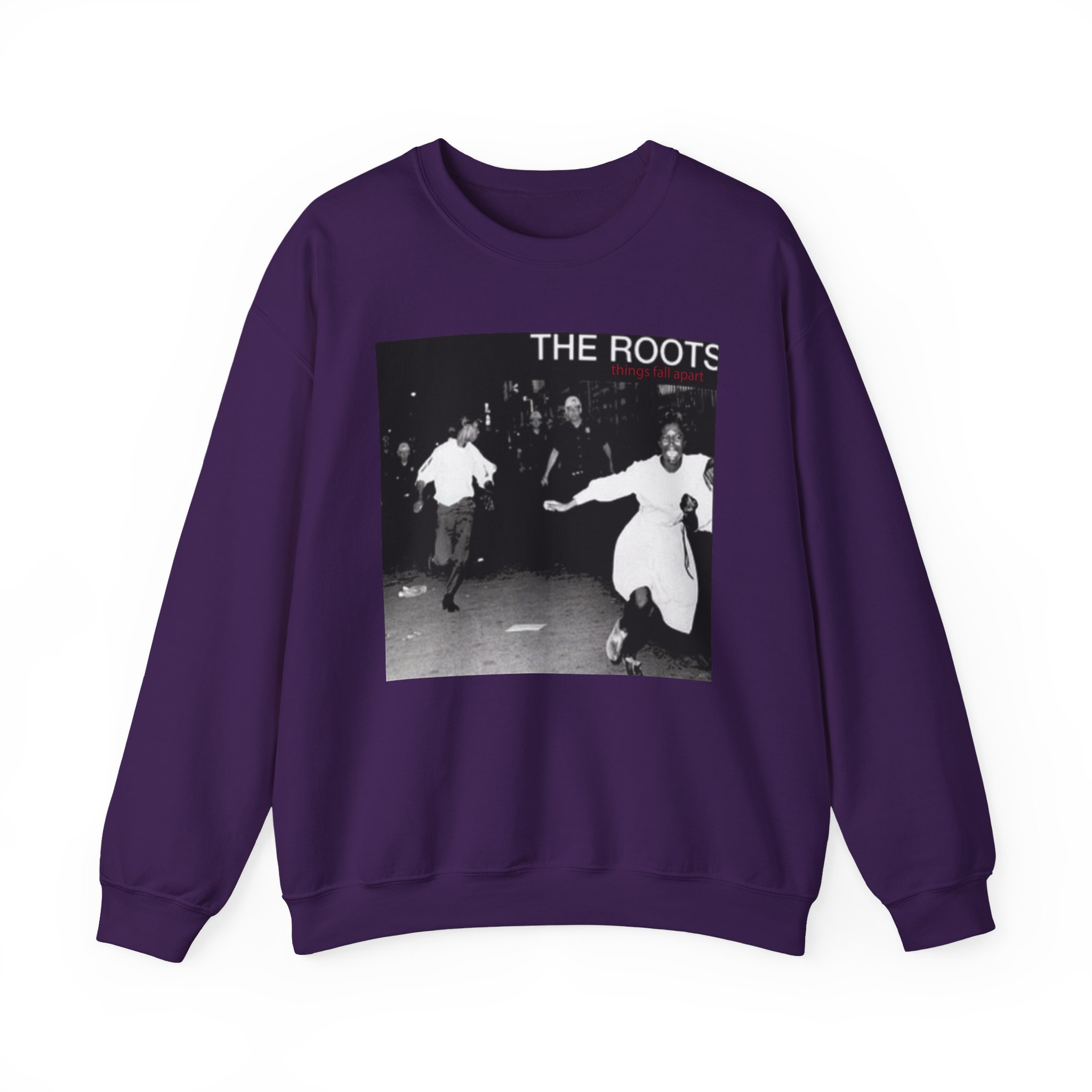 The Roots Things Fall Apart Album Cover Unisex Heavy Blendâ„¢ Crewneck Sweatshirt