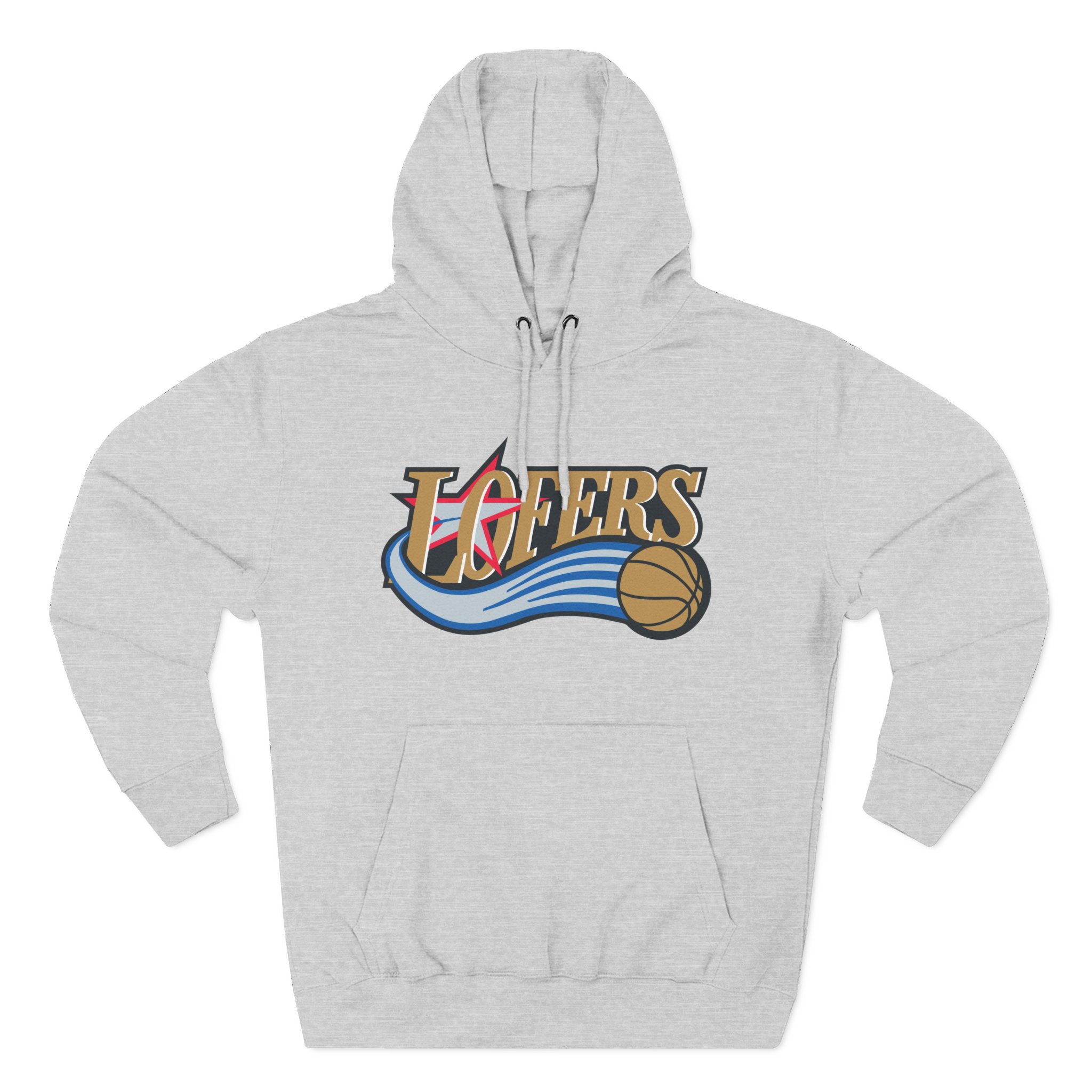 Lofe Three-Panel Fleece Hoodie