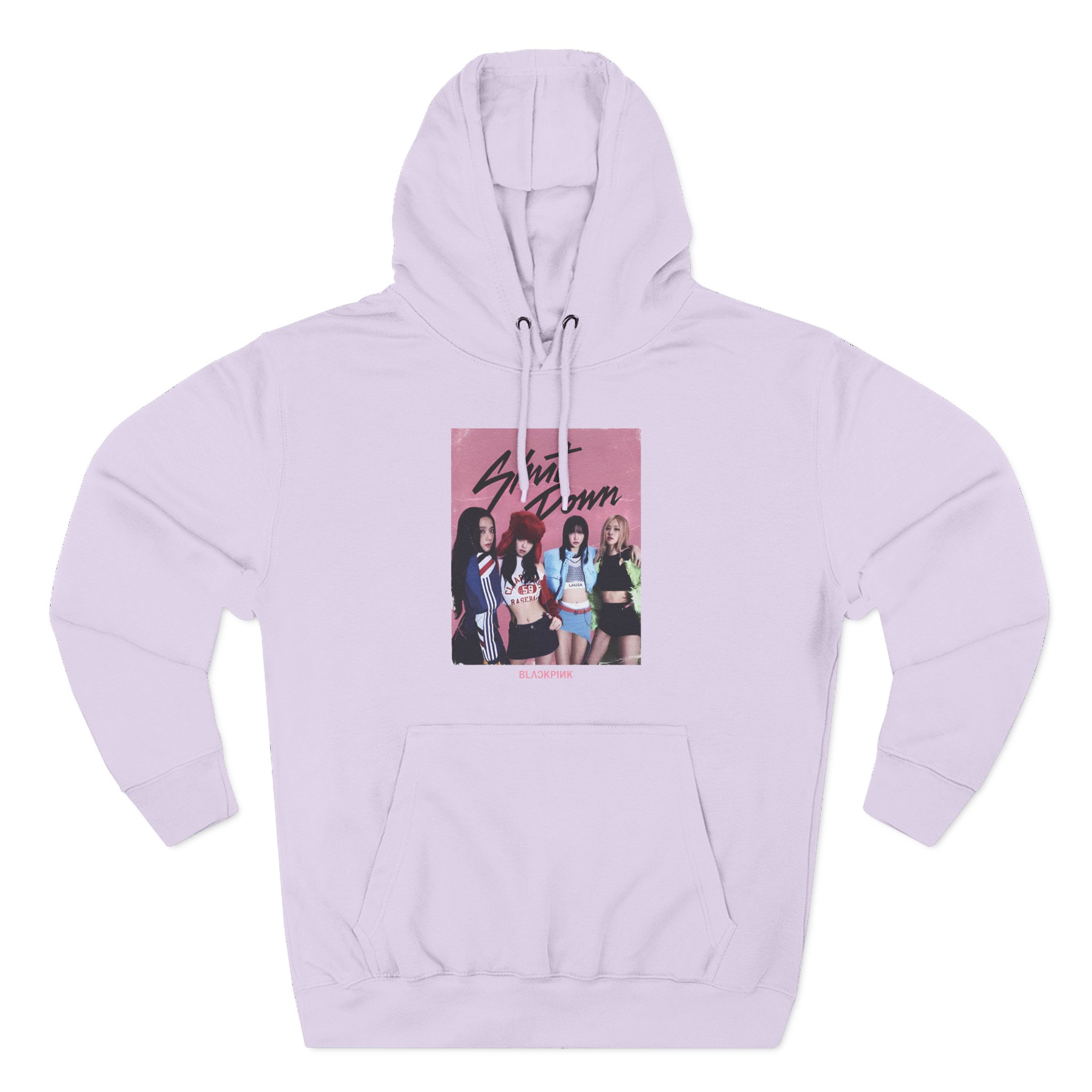 B Shut Down Three-Panel Fleece Hoodie