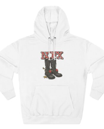 Nofx Boots Three-Panel Fleece Hoodie