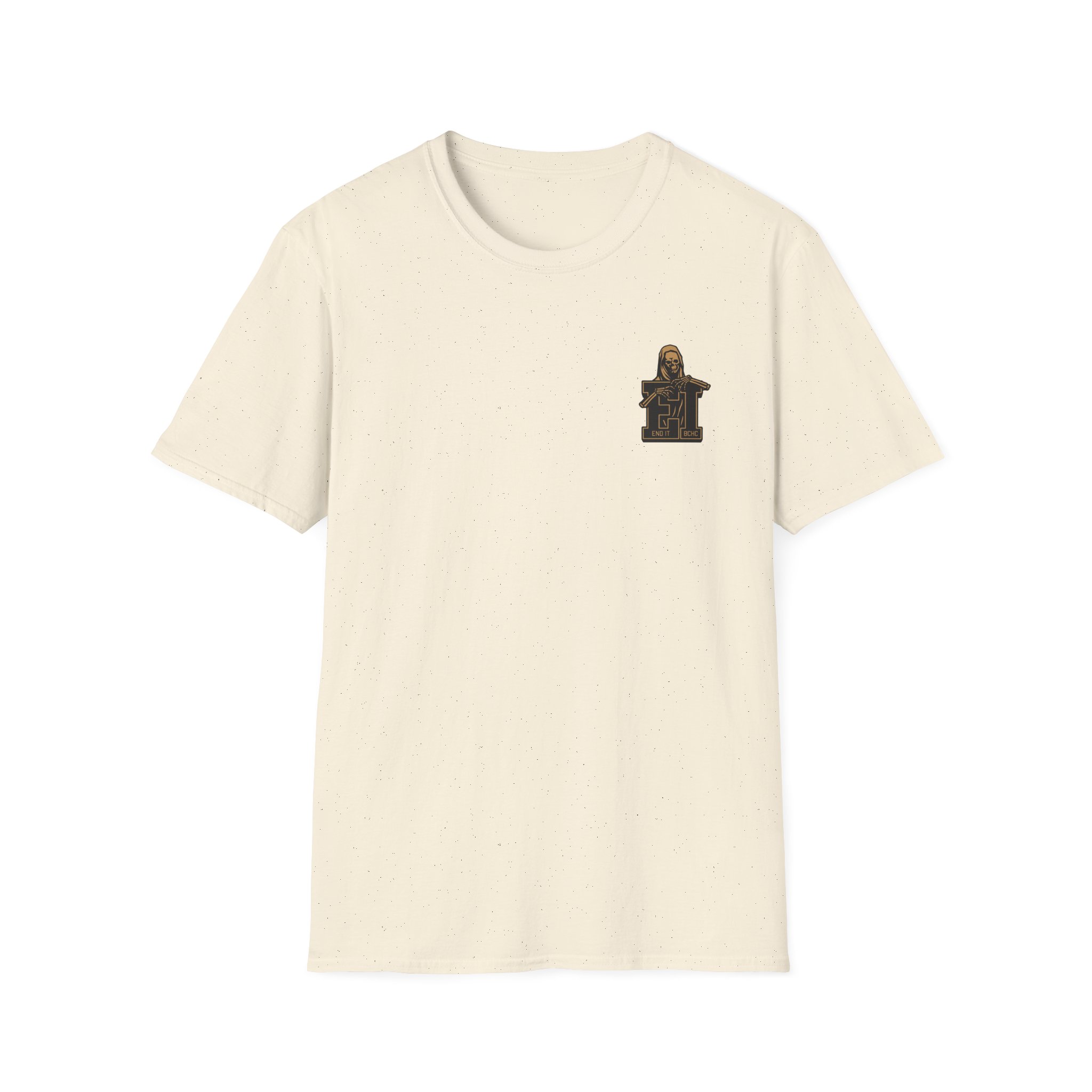 End It Bchc Reaper Emblem Unisex Softstyle T-Shirt