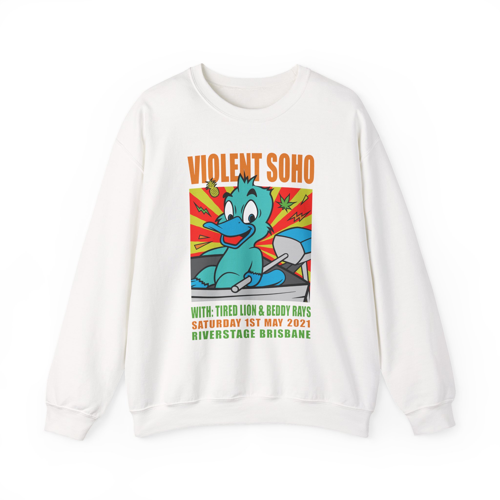 Violent Soho  Event Poster Unisex Heavy Blendâ„¢ Crewneck Sweatshirt
