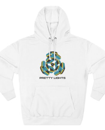 Pretty Lights Swirl Three-Panel Fleece Hoodie