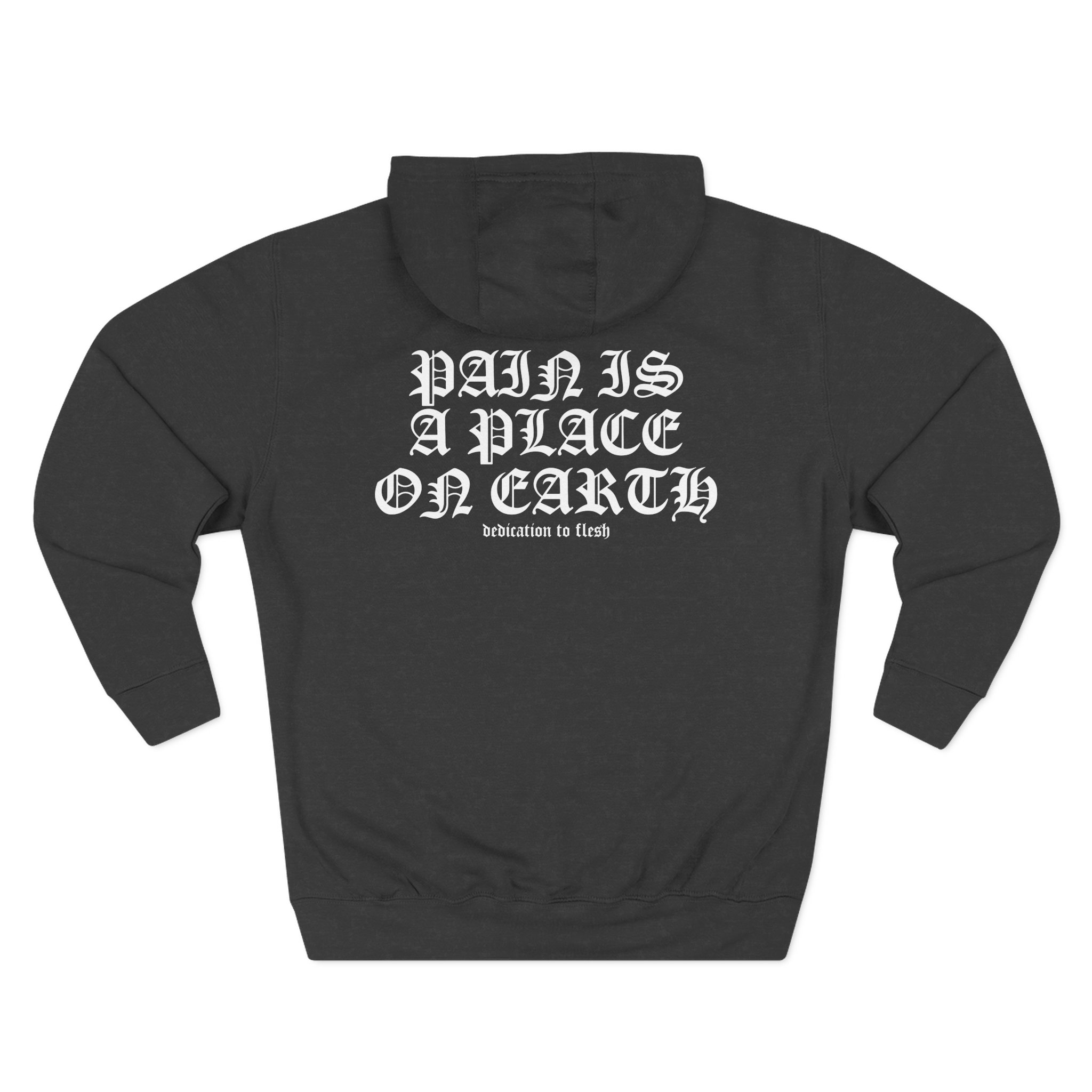 Spite Barbed Skull Three-Panel Fleece Hoodie