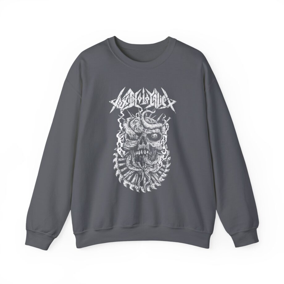 Toxic Holocaust Skull Unisex Heavy Blend™ Crewneck Sweatshirt