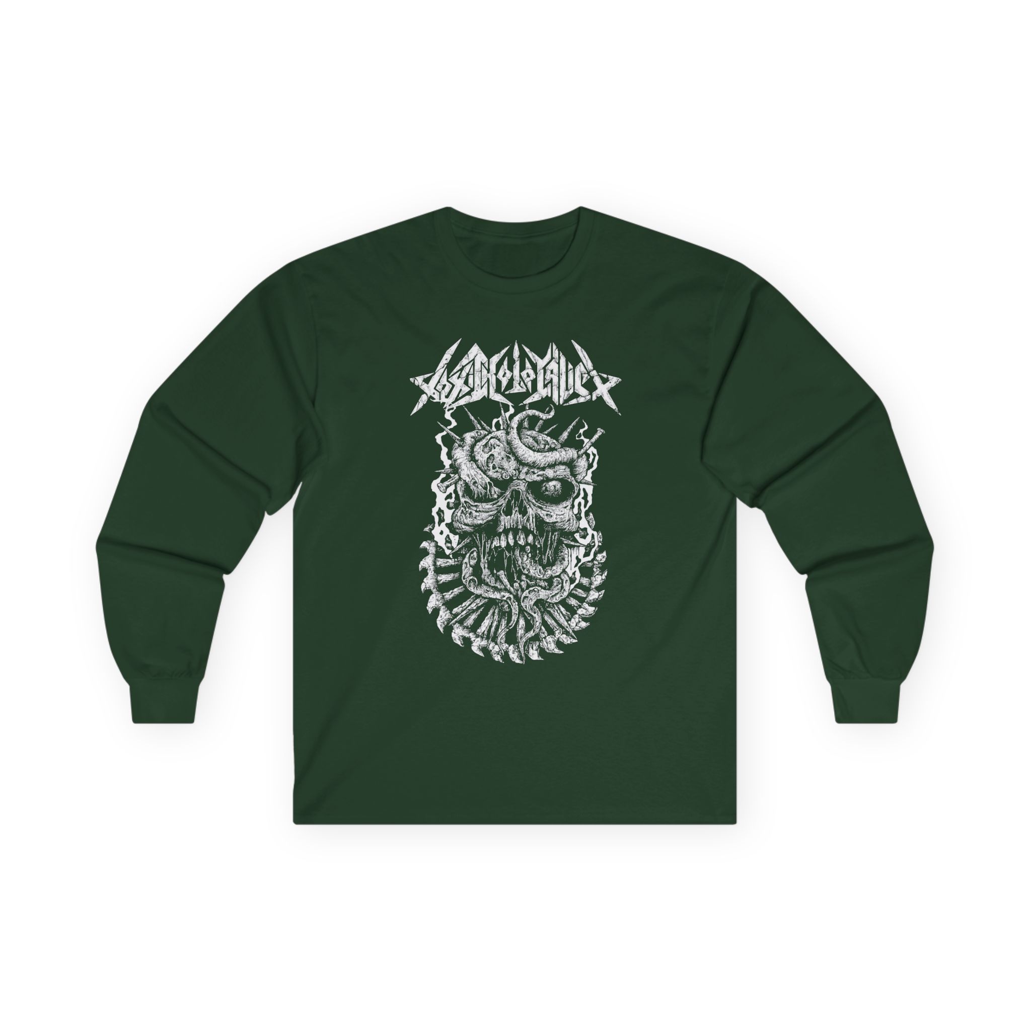 Toxic Holocaust Skull Unisex Ultra Cotton Long Sleeve Tee