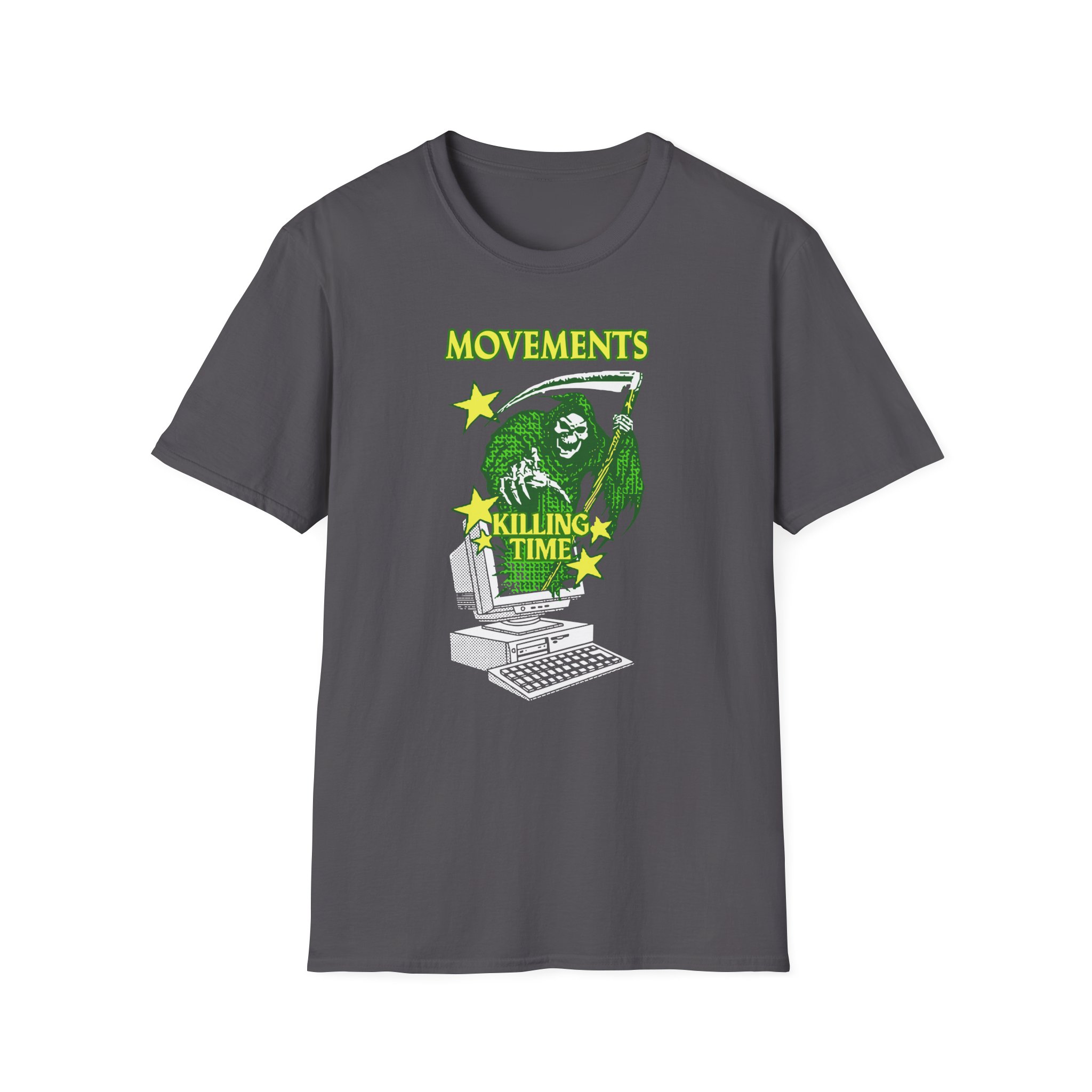 Movements Killing Time Grim Reaper Unisex Softstyle T-Shirt