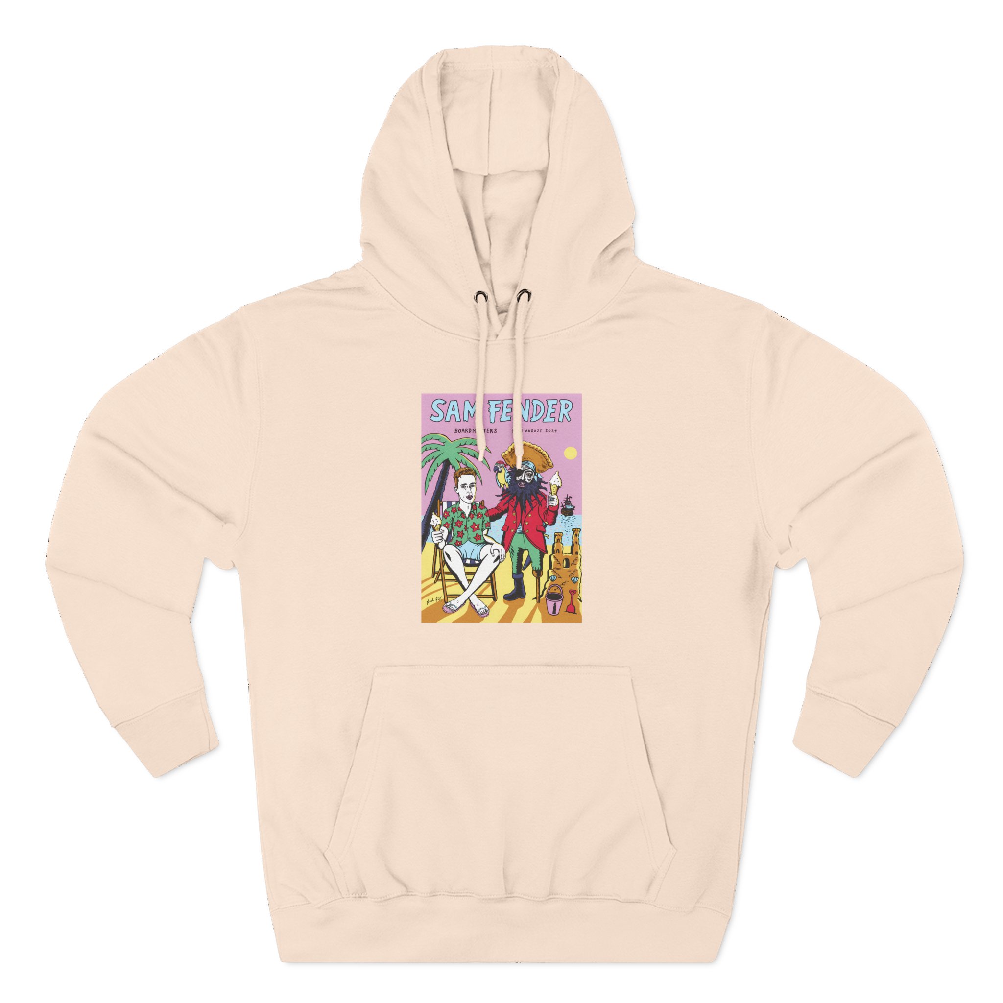 Sam Fender Beach Pirate Three-Panel Fleece Hoodie