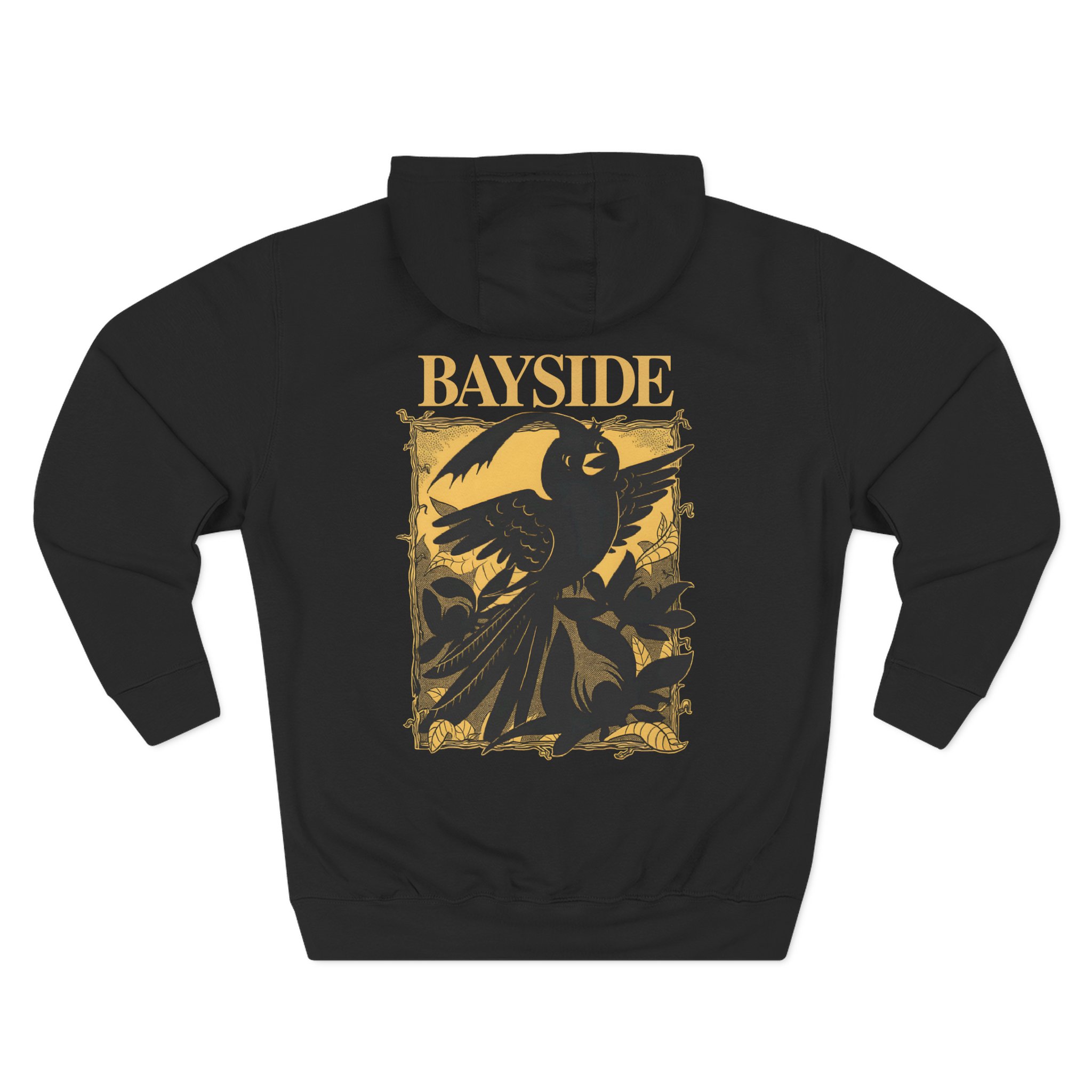 Bayside Cartoon Three-Panel Fleece Hoodie