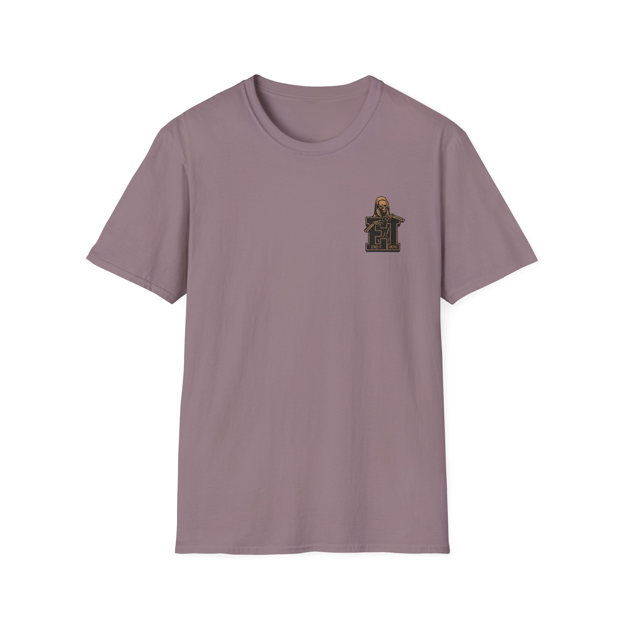 End It Bchc Reaper Emblem Unisex Softstyle T-Shirt