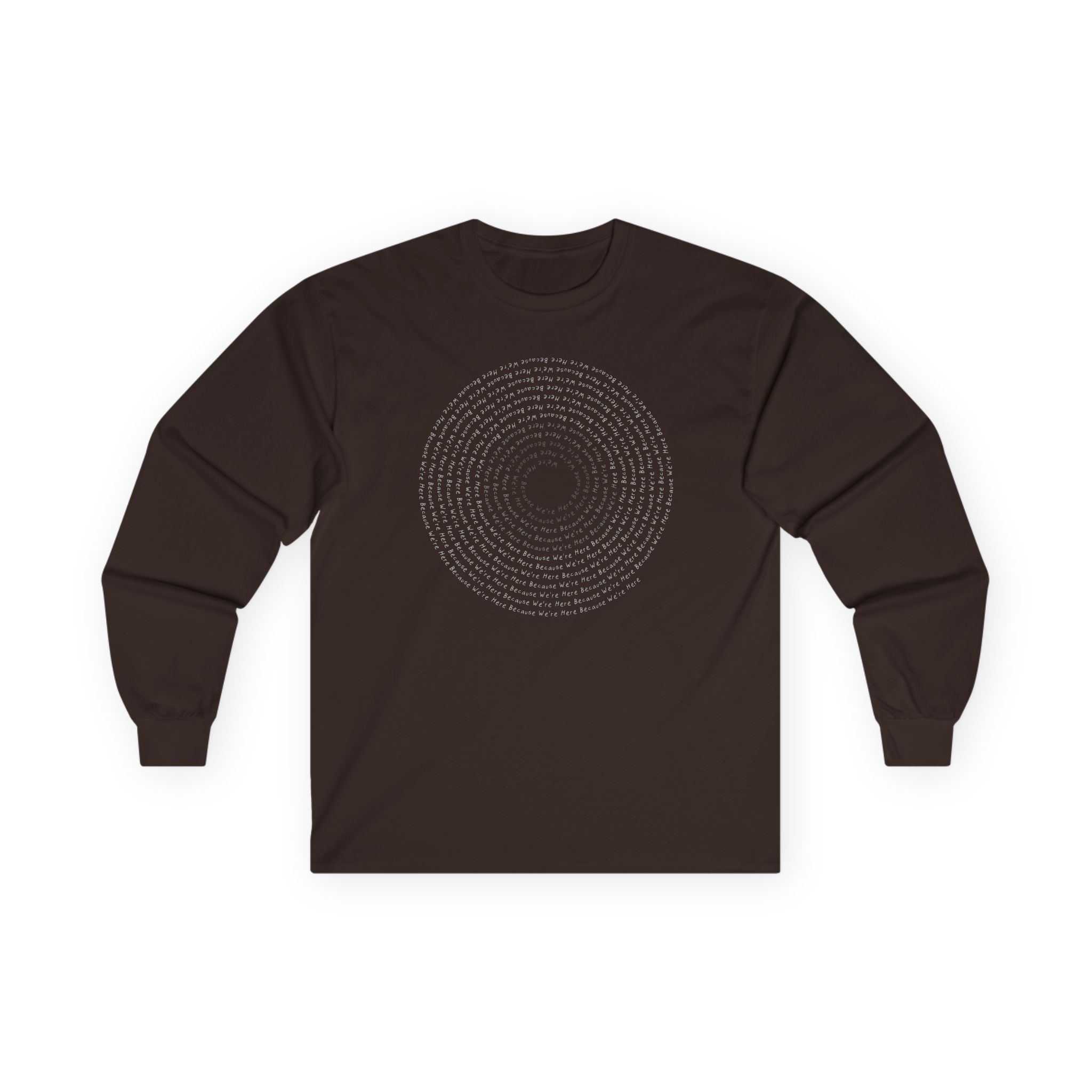 Drawfee We're Here Spiral Unisex Ultra Cotton Long Sleeve Tee