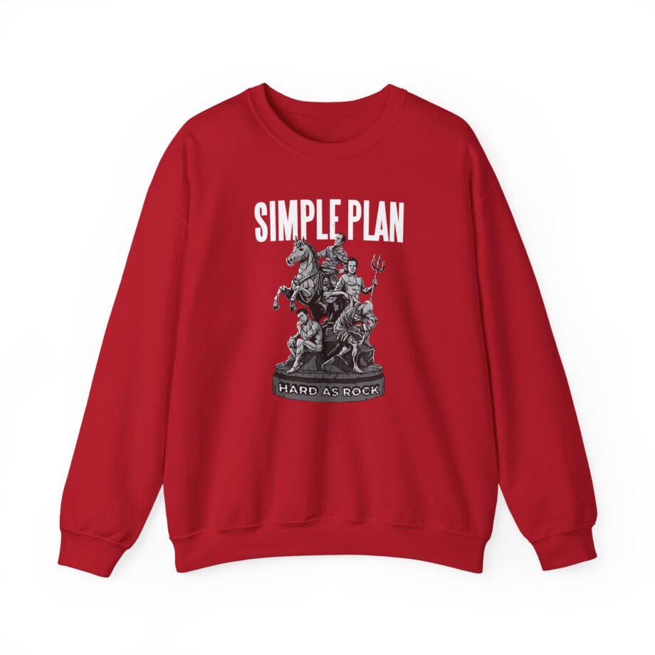 Simple Plan Hard as Rock Unisex Heavy Blend™ Crewneck Sweatshirt