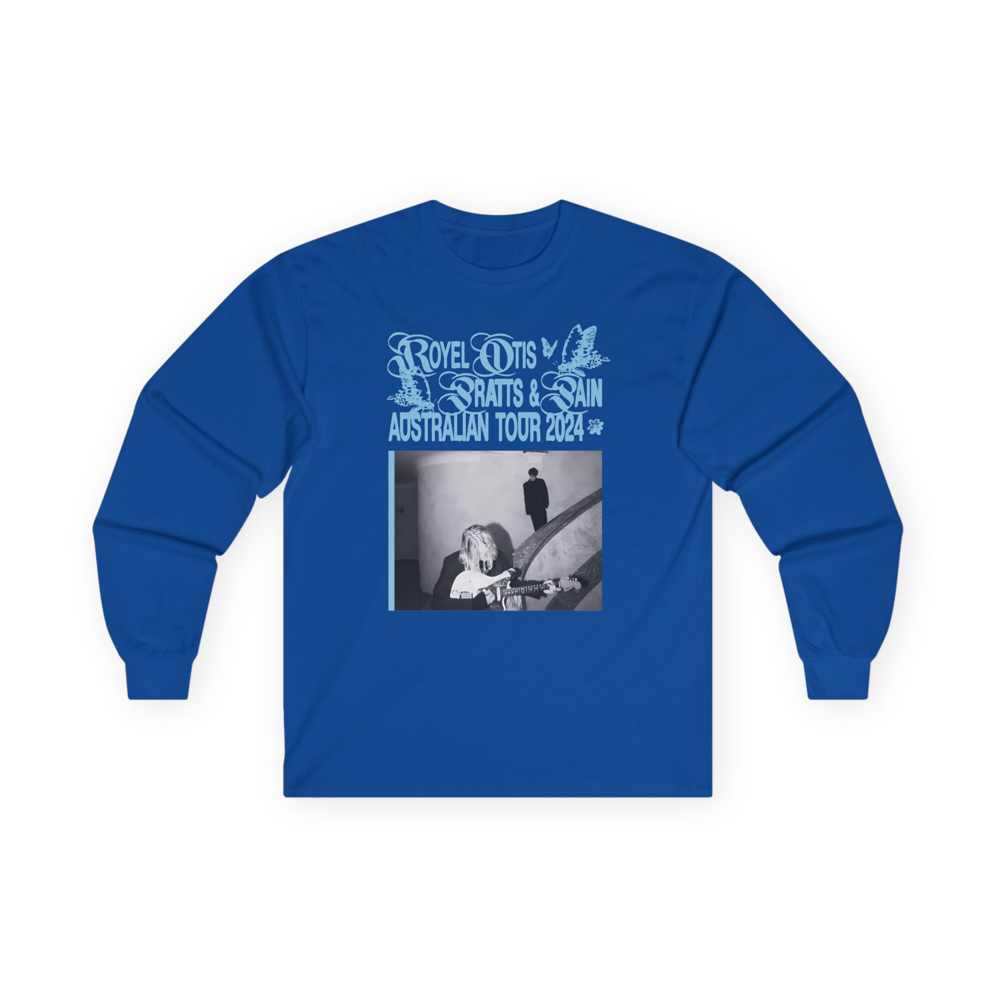 Royel Otis Band Pratts and Pain Australian Tour 2024 Unisex Ultra Cotton Long Sleeve Tee
