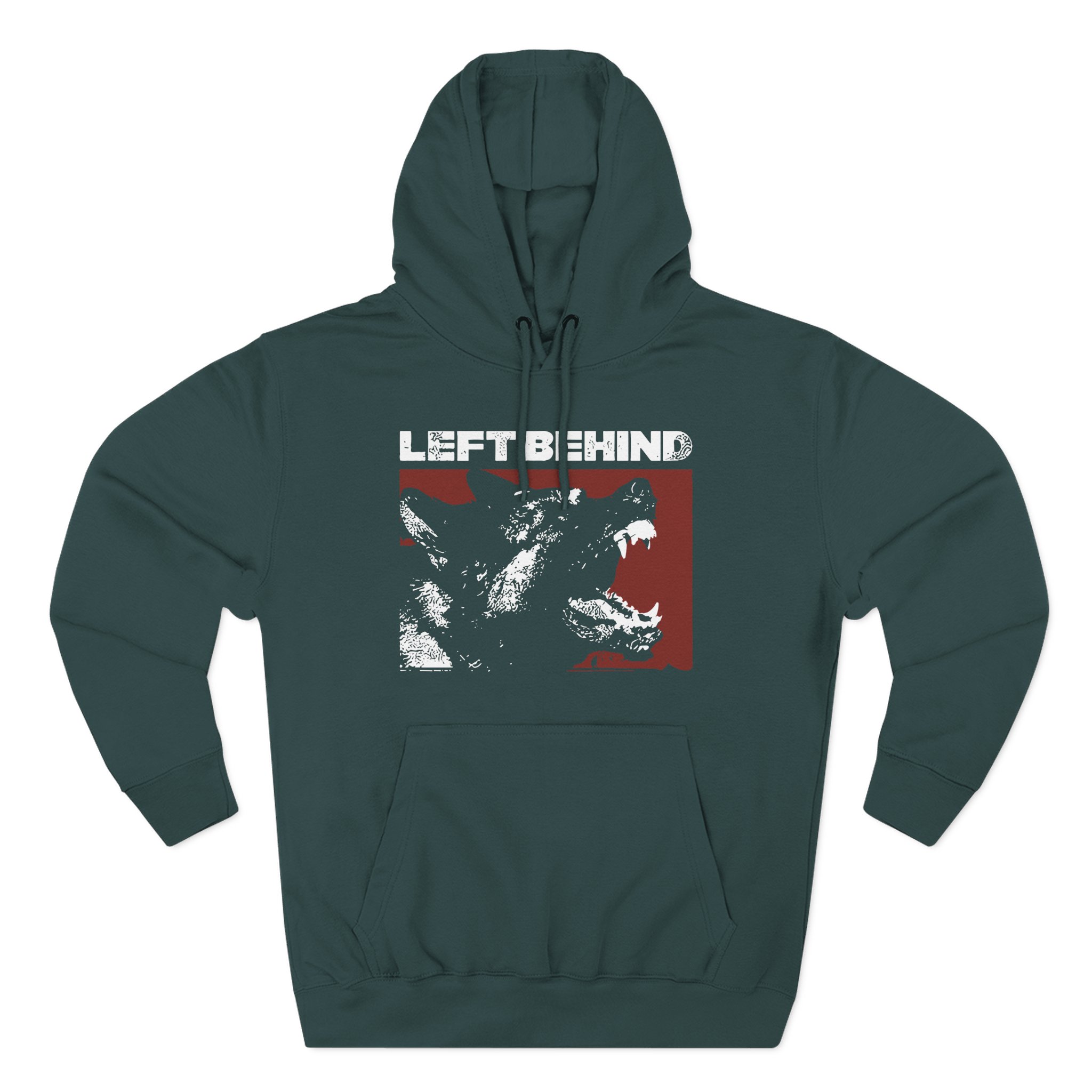 Left Behind Dog Three-Panel Fleece Hoodie
