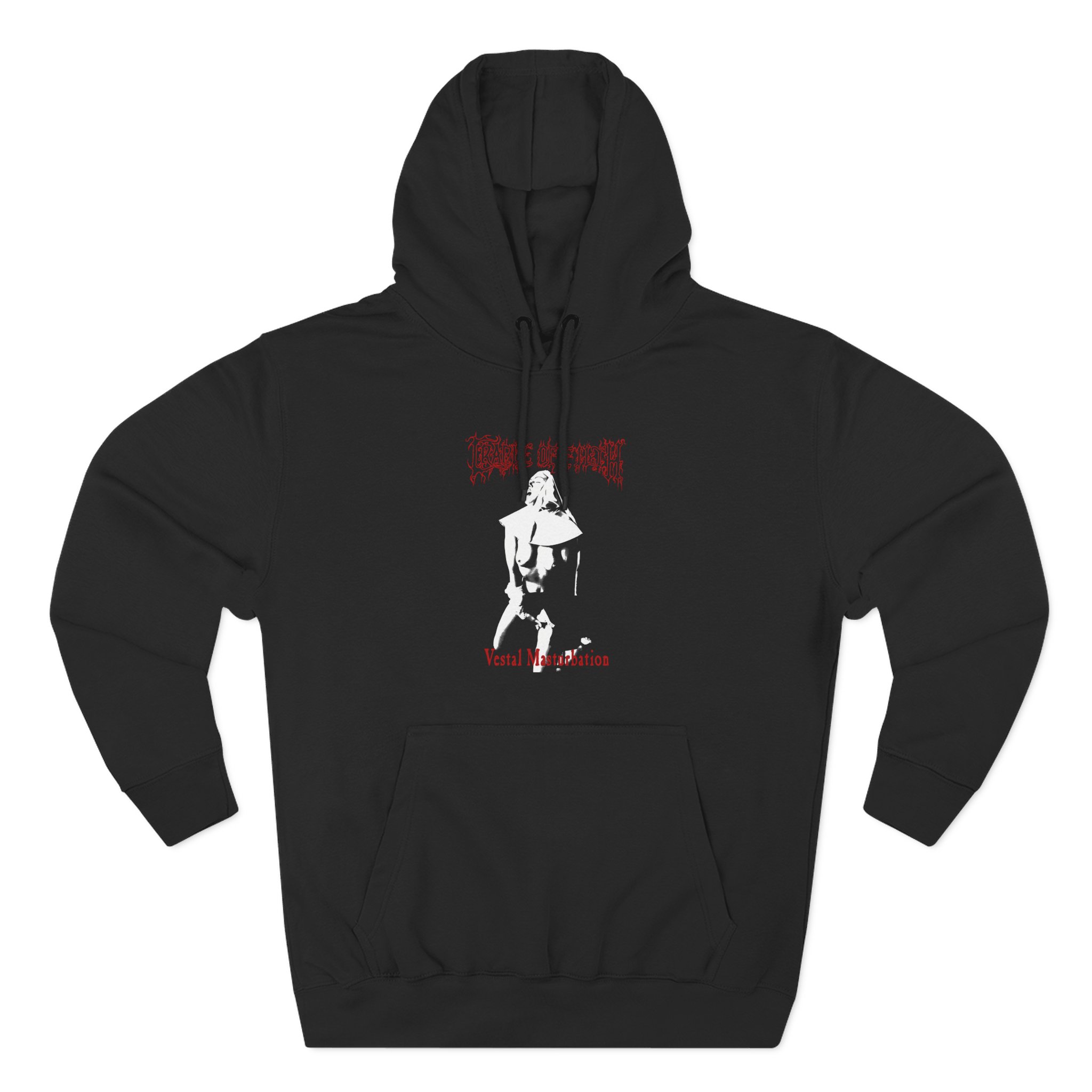 Cradle of Filth Vestal Masturbation Three-Panel Fleece Hoodie