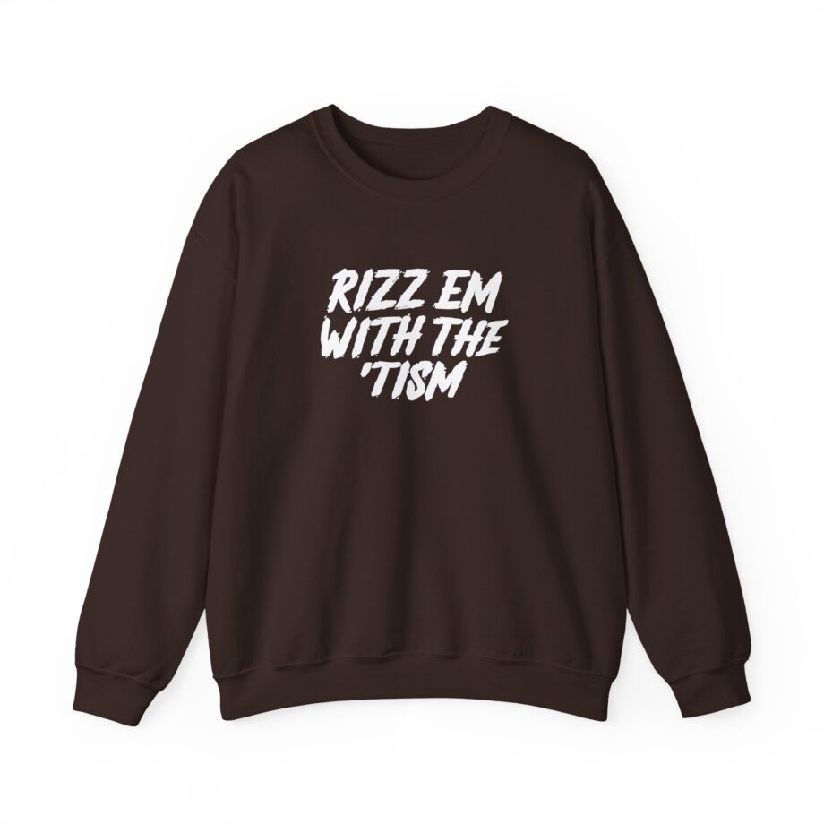 Ryan Windridge Rizz Em With the Tism Unisex Heavy Blend™ Crewneck Sweatshirt