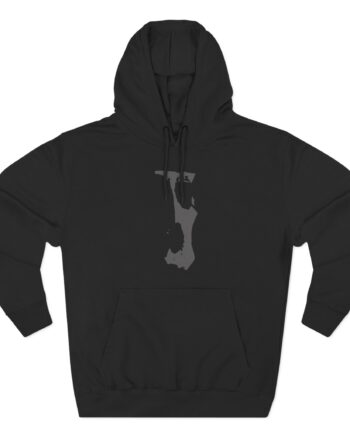 Burn Mask Three-Panel Fleece Hoodie