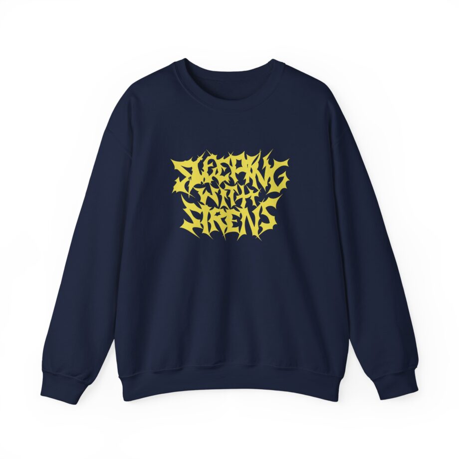 Sleeping With Sirens Metal Logo Unisex Heavy Blend™ Crewneck Sweatshirt